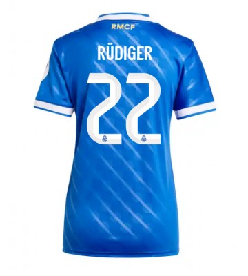 Real Madrid Antonio Rudiger #22 Tredjetrøje Dame 2025-26 Kortærmet